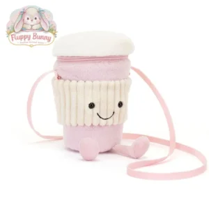 Amuseables Coffee-To-Go Pink Bag